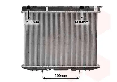 Handler.Part Radiator, engine cooling VAN WEZEL 37002214 1