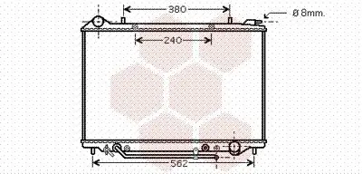 Handler.Part Radiator, engine cooling VAN WEZEL 37002405 1