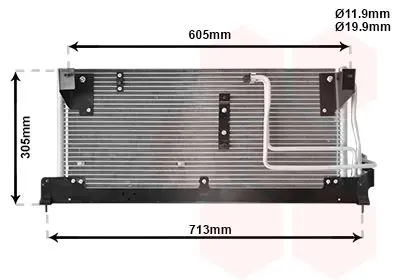 Handler.Part Condenser, air conditioning VAN WEZEL 37005225 1