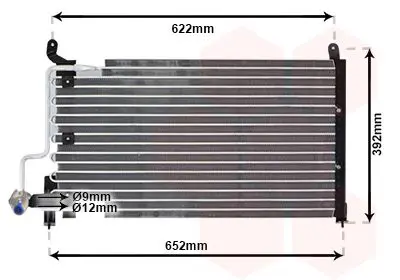 Handler.Part Condenser, air conditioning VAN WEZEL 37005229 1