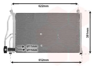 Handler.Part Condenser, air conditioning VAN WEZEL 37005231 1