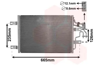 Handler.Part Condenser, air conditioning VAN WEZEL 37005394 1