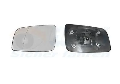 Handler.Part Mirror glass, outside mirror VAN WEZEL 3742836 1