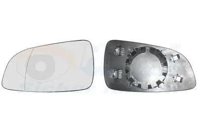 Handler.Part Mirror glass, outside mirror VAN WEZEL 3745837 1