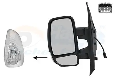 Handler.Part Outside mirror VAN WEZEL 3799817 1