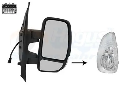 Handler.Part Outside mirror VAN WEZEL 3799818 1