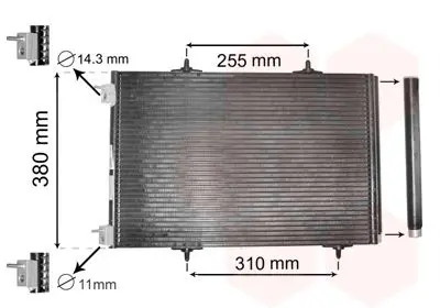 Handler.Part Condenser, air conditioning VAN WEZEL 40005291 1