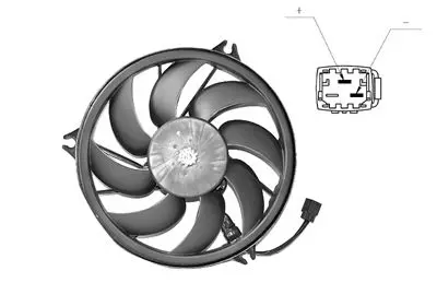 Handler.Part Fan, radiator VAN WEZEL 4028747 1