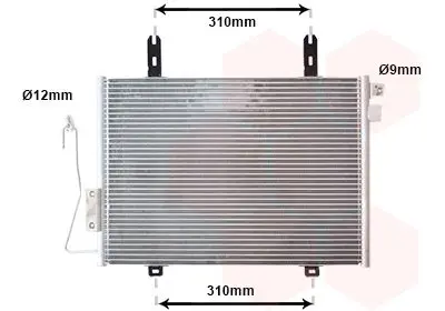 Handler.Part Condenser, air conditioning VAN WEZEL 43005221 1