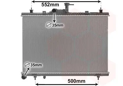 Handler.Part Radiator, engine cooling VAN WEZEL 43012705 1