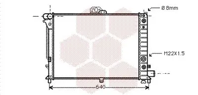 Handler.Part Radiator, engine cooling VAN WEZEL 47002011 1