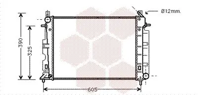 Handler.Part Radiator, engine cooling VAN WEZEL 47002028 1