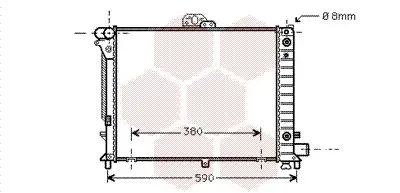 Handler.Part Radiator, engine cooling VAN WEZEL 47002050 1