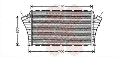 Handler.Part Intercooler, charger VAN WEZEL 47004066 1