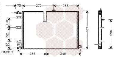 Handler.Part Condenser, air conditioning VAN WEZEL 47005038 1