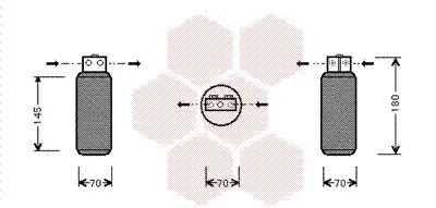 Handler.Part Dryer, air conditioning VAN WEZEL 4700D042 1