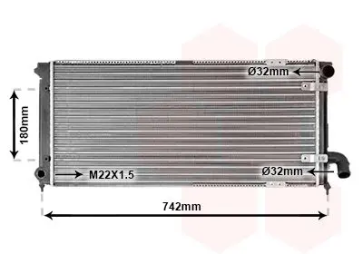 Handler.Part Radiator, engine cooling VAN WEZEL 49002028 1