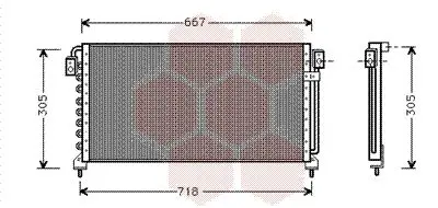 Handler.Part Condenser, air conditioning VAN WEZEL 51005028 1