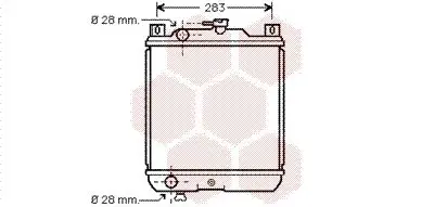 Handler.Part Radiator, engine cooling VAN WEZEL 52002020 1