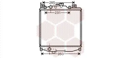 Handler.Part Radiator, engine cooling VAN WEZEL 52002022 1