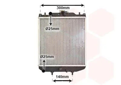 Handler.Part Radiator, engine cooling VAN WEZEL 52002028 1