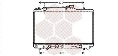 Handler.Part Radiator, engine cooling VAN WEZEL 52002051 1