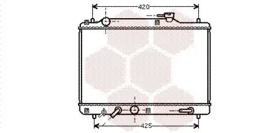 Handler.Part Radiator, engine cooling VAN WEZEL 52002052 1