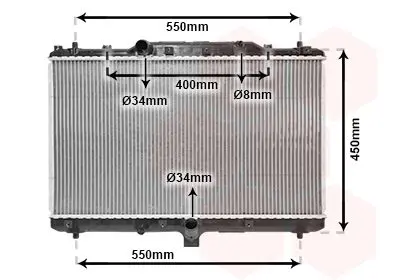 Handler.Part Radiator, engine cooling VAN WEZEL 52002086 1