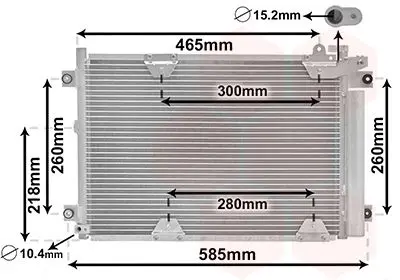 Handler.Part Condenser, air conditioning VAN WEZEL 52005075 1