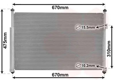 Handler.Part Condenser, air conditioning VAN WEZEL 52005108 1