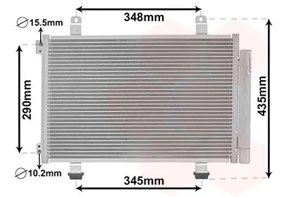 Handler.Part Condenser, air conditioning VAN WEZEL 52005116 1