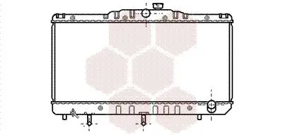 Handler.Part Radiator, engine cooling VAN WEZEL 53002103 1