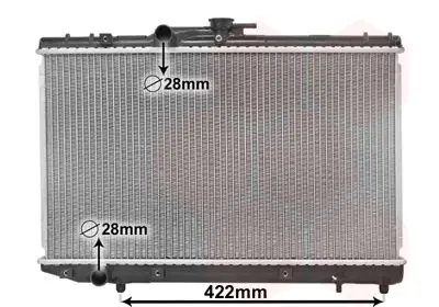 Handler.Part Radiator, engine cooling VAN WEZEL 53002227 1