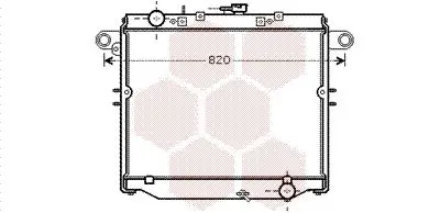 Handler.Part Radiator, engine cooling VAN WEZEL 53002379 1