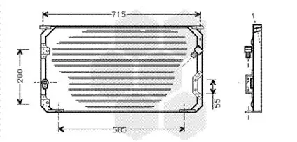 Handler.Part Condenser, air conditioning VAN WEZEL 53005246 1