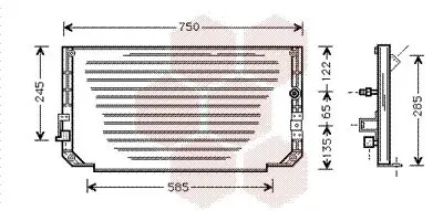 Handler.Part Condenser, air conditioning VAN WEZEL 53005271 1