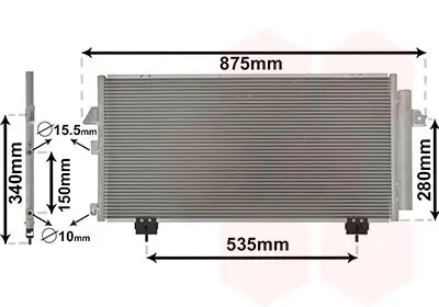 Handler.Part Condenser, air conditioning VAN WEZEL 53005281 1