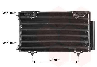 Handler.Part Condenser, air conditioning VAN WEZEL 53005327 1