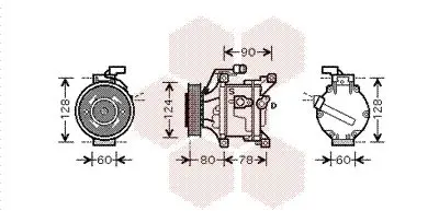 Handler.Part Compressor, air conditioning VAN WEZEL 5300K447 1