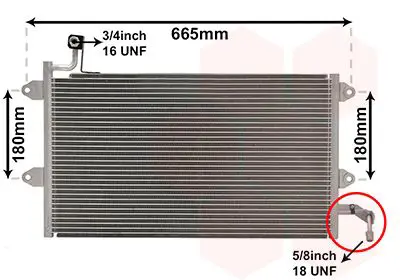 Handler.Part Condenser, air conditioning VAN WEZEL 58005143 1