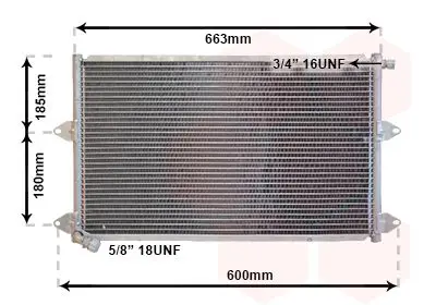 Handler.Part Condenser, air conditioning VAN WEZEL 58005144 1