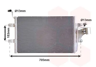 Handler.Part Condenser, air conditioning VAN WEZEL 58005181 1