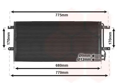 Handler.Part Condenser, air conditioning VAN WEZEL 58005197 1