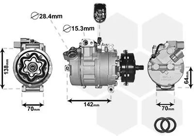 Handler.Part Compressor, air conditioning VAN WEZEL 5800K087 1