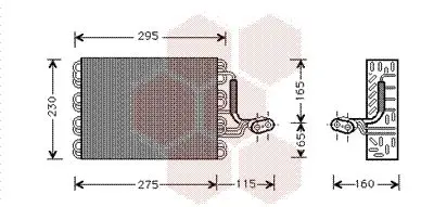 Handler.Part Evaporator, air conditioning VAN WEZEL 5800V168 1