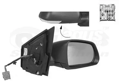 Handler.Part Outside mirror VAN WEZEL 5828808 1