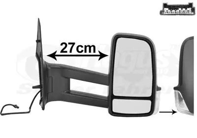 Handler.Part Outside mirror VAN WEZEL 5862824 1