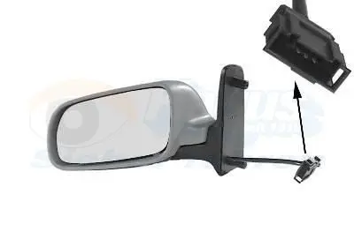 Handler.Part Outside mirror VAN WEZEL 5879817 1