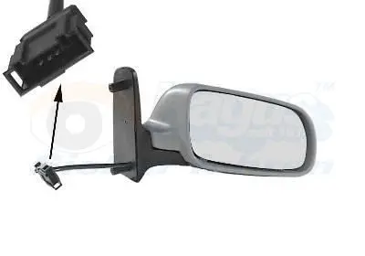 Handler.Part Outside mirror VAN WEZEL 5879818 1