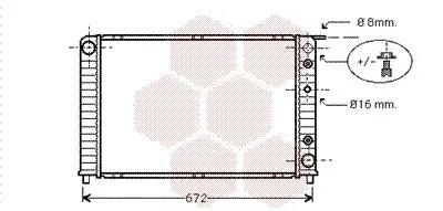 Handler.Part Radiator, engine cooling VAN WEZEL 59002089 1